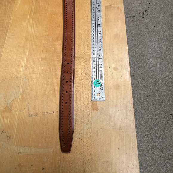 Mens Leather Belt Size 38 - Picture 11 of 12